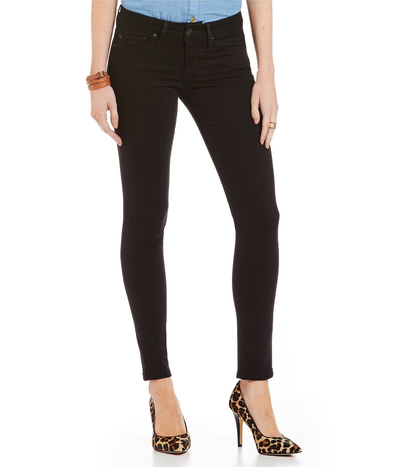 Joe's Women's Black Five Pocket Skinny Jeans Stretch Low Rise 134880 Size 26