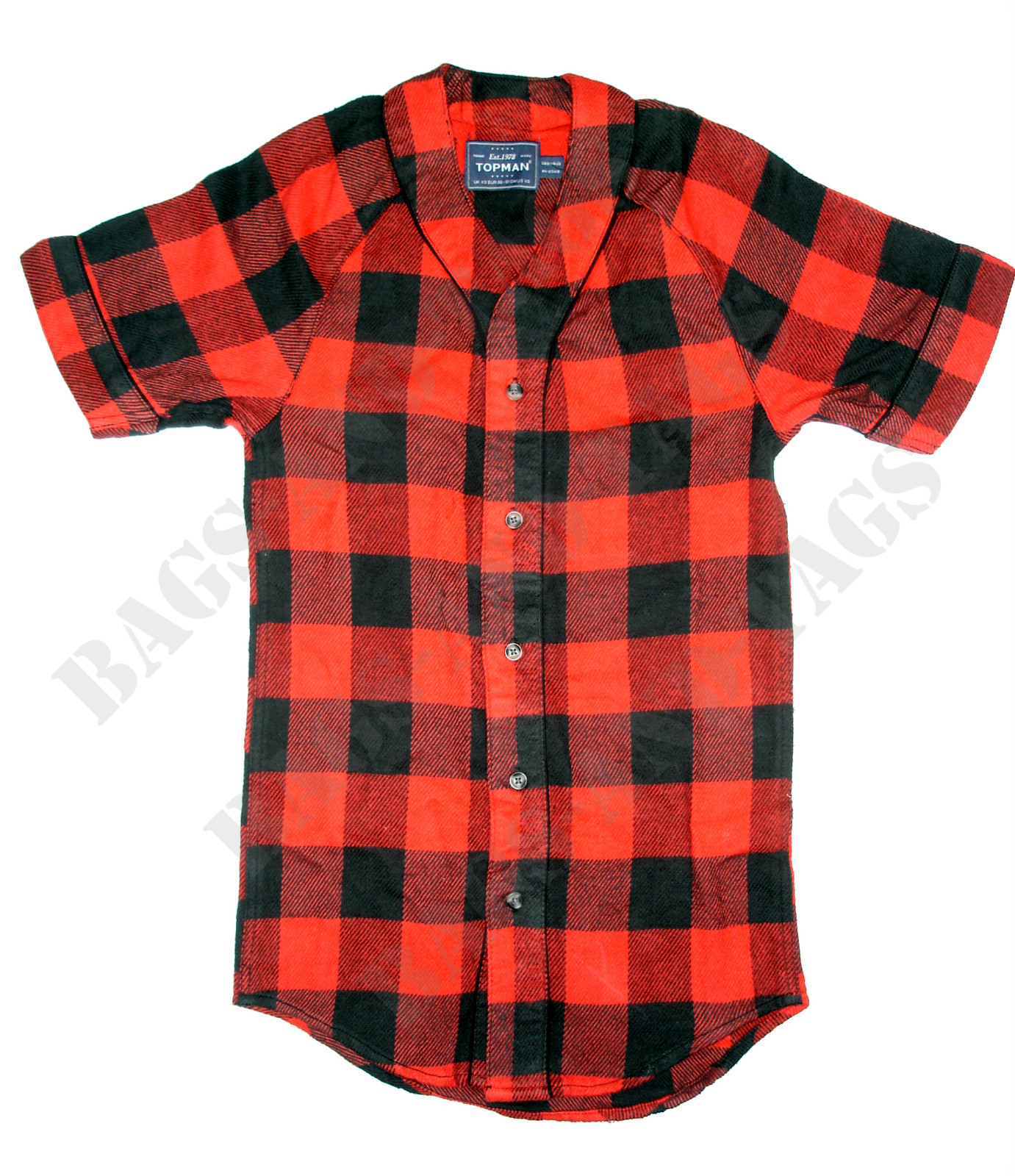 buffalo check baseball shirt