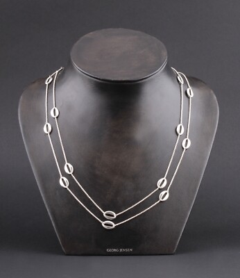 GEORG JENSEN Sterling Necklace # 500C. Zephyr. Silver. Regitze Overgaard.