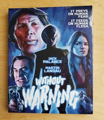 Without Warning (1980) New Sealed Blu Ray w/Slipcover 