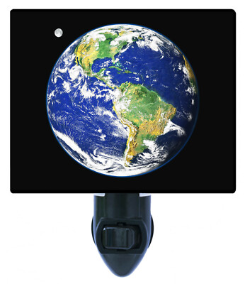 Space Decorative Photo Night Light, Blue Marble., Earth, Solar System