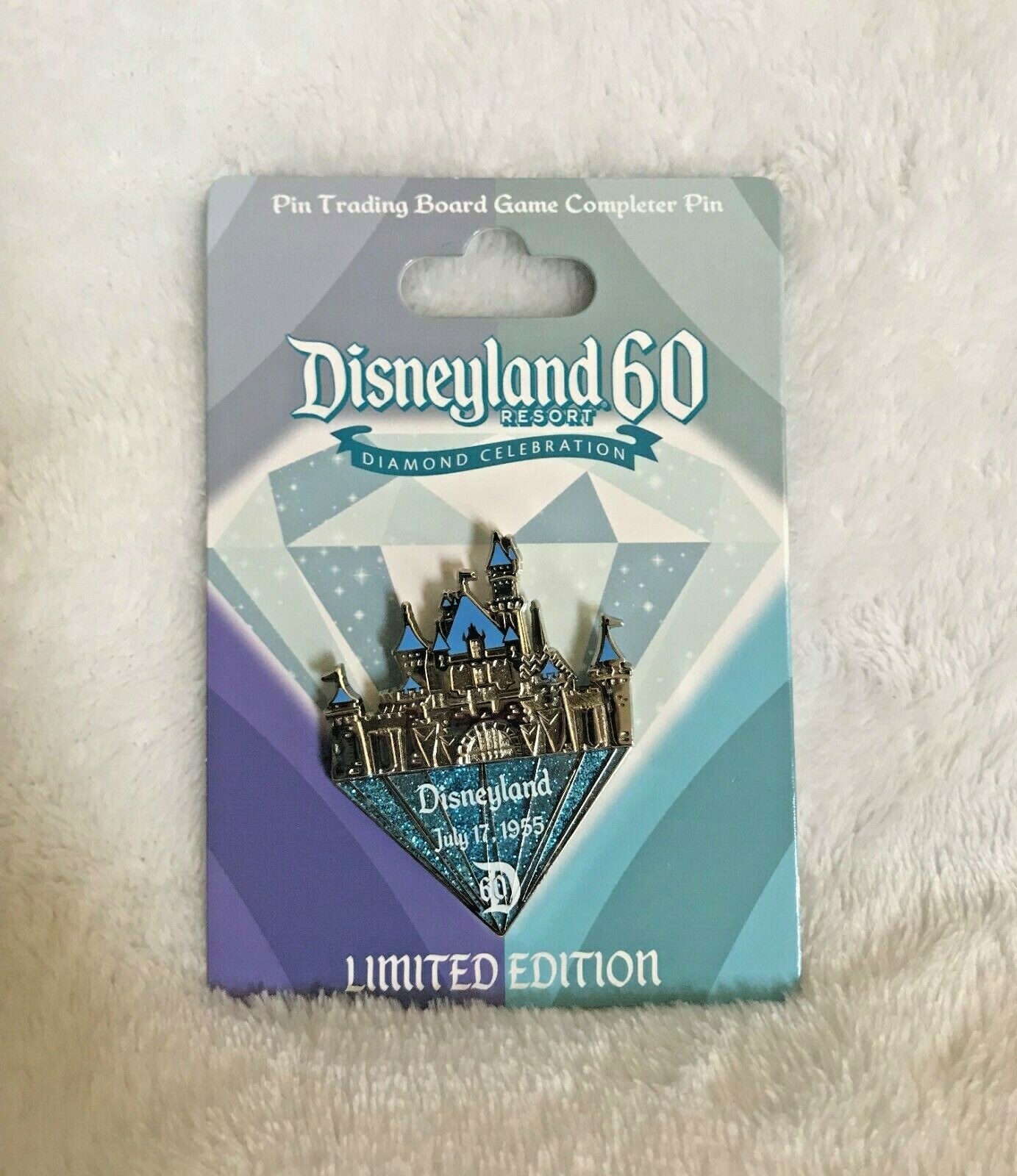 New Disneyland 60th Diamond Celebration Pin Trading Board