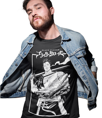 T-shirt Anime Black Clover Asta & Yuno - Taille Unique Adulte - Neuf Avec étiquettes - Unisexe