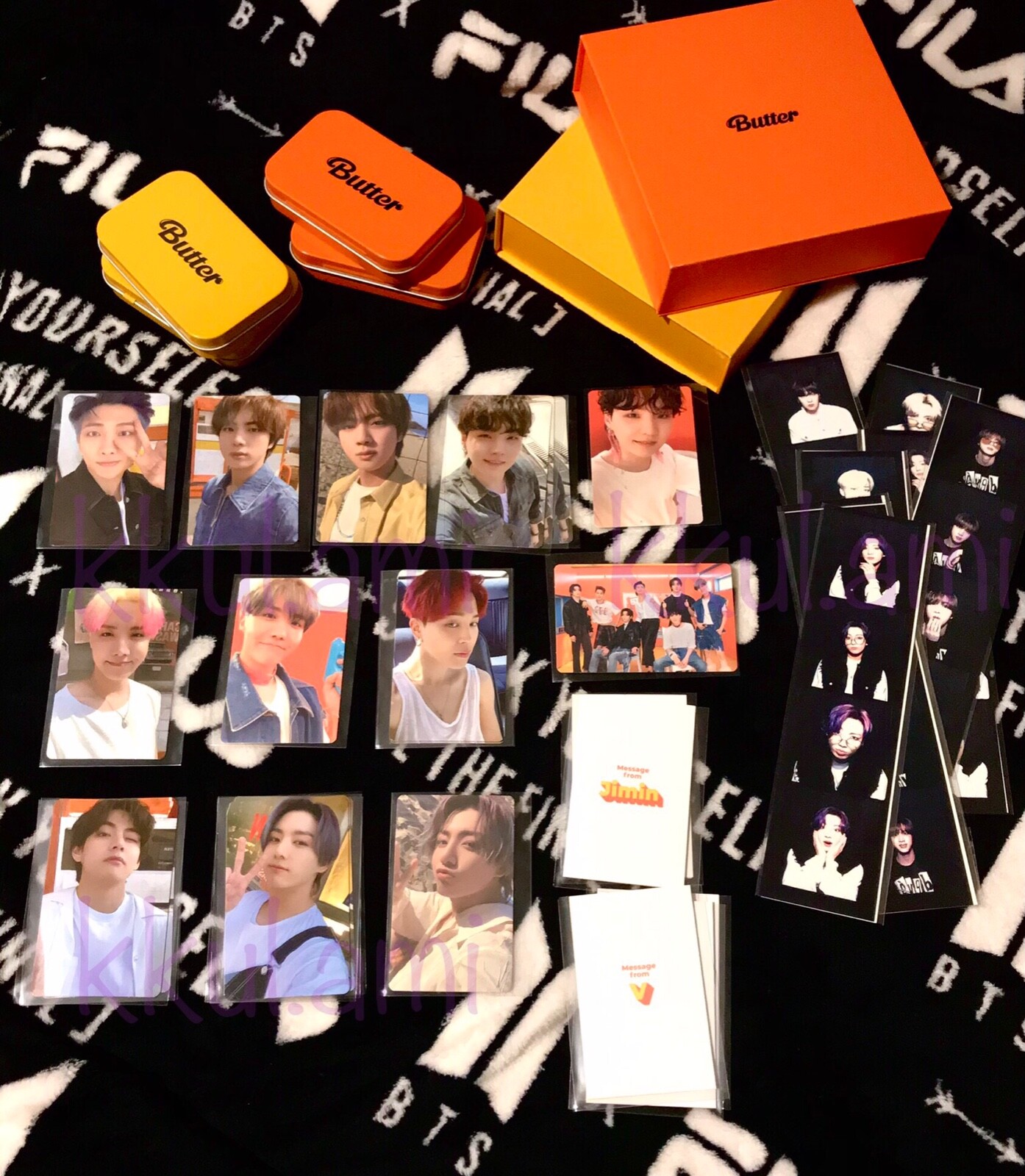 BTS Butter weverse特典付 BTS Butter Official Peach Cream Message & Weverse Special