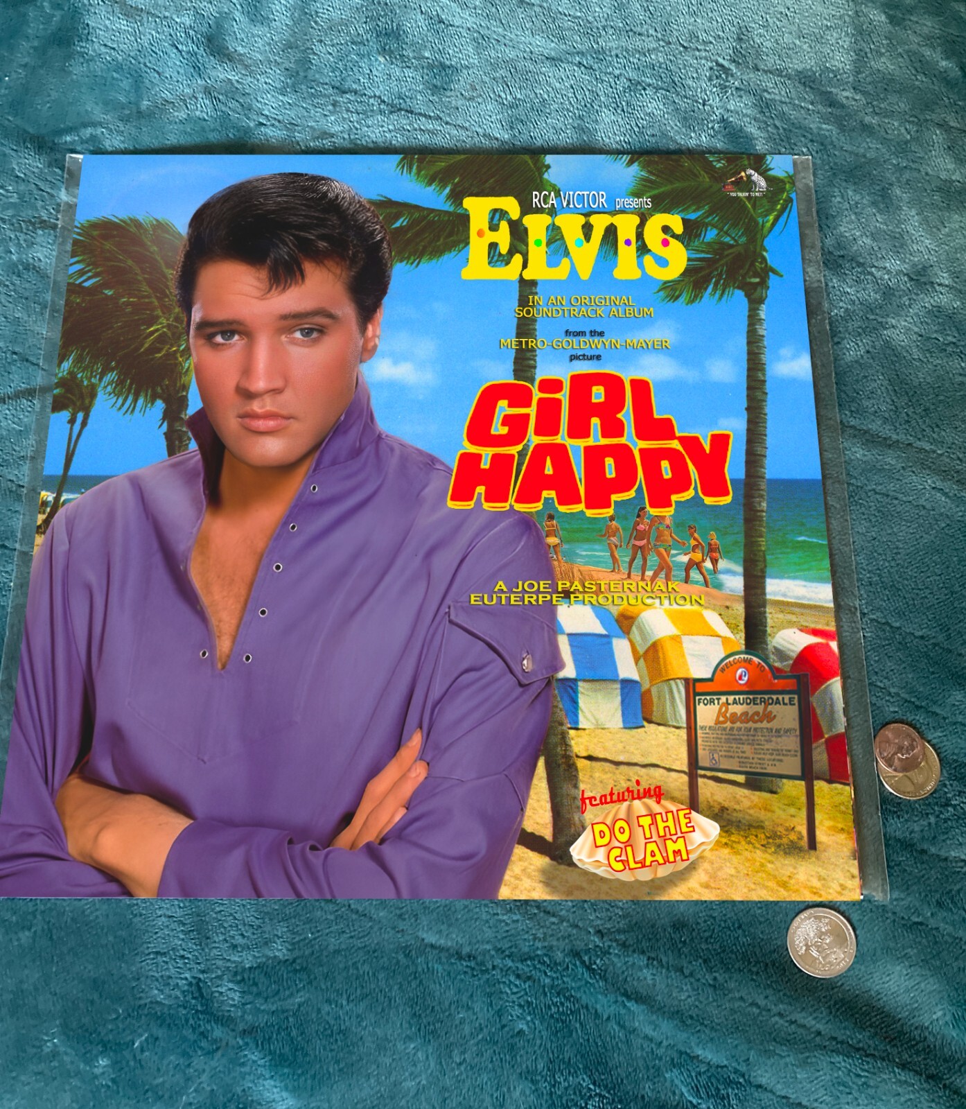 Girl Happy - Elvis Presley ALBUM COVER ONLY (no vinyl) NEW