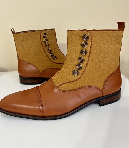 1920s Style Zip Leather Suede Natbee