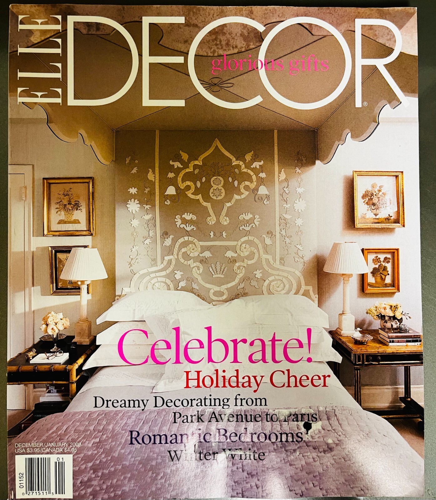 ELLE DECOR Magazine ~ Issue #96 ~ December 2002/January 2003