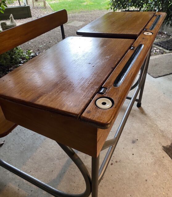 Vintage School Desk Desks Gumtree Australia Macedon Ranges