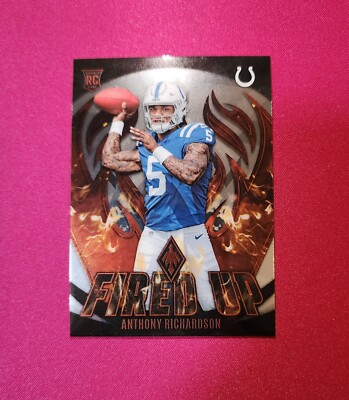 2023 Panini Phoenix - Fired Up Orange #FU-6 Anthony Richardson  (RC)
