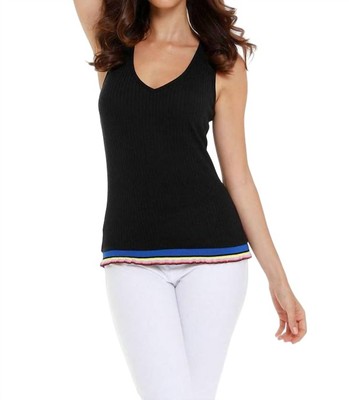 French Kyss leyla tank top in Black - size S