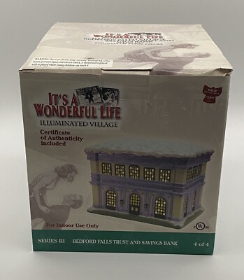 Its A Wonderful Life Ensceo Series 3 Series III Savings and Trust Bank