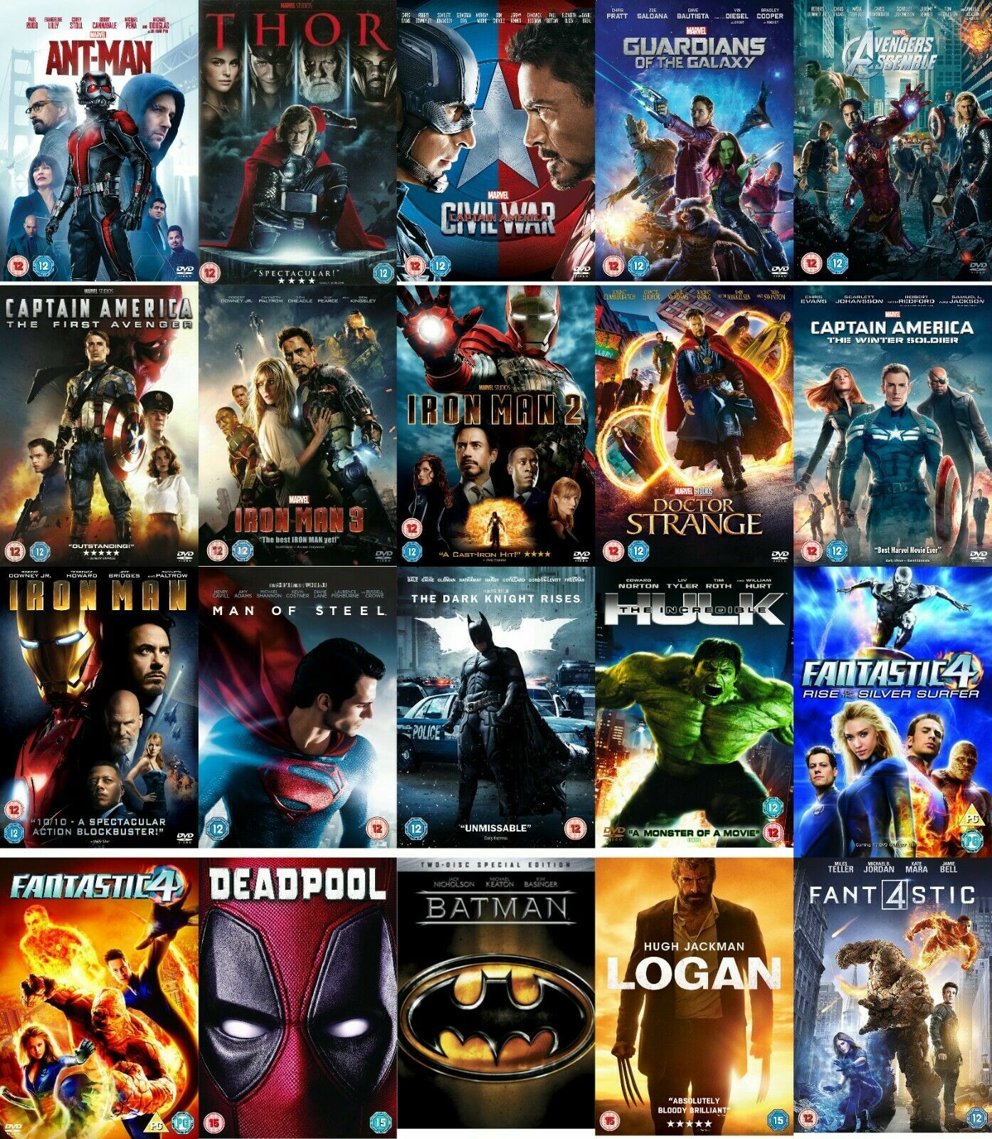洋画・外国映画 MARVEL superheroes DVD/Blu-Ray DVD Set 洋画・外国映画 MARVEL superheroes DVD/Blu-Ray DVD Set Marvel