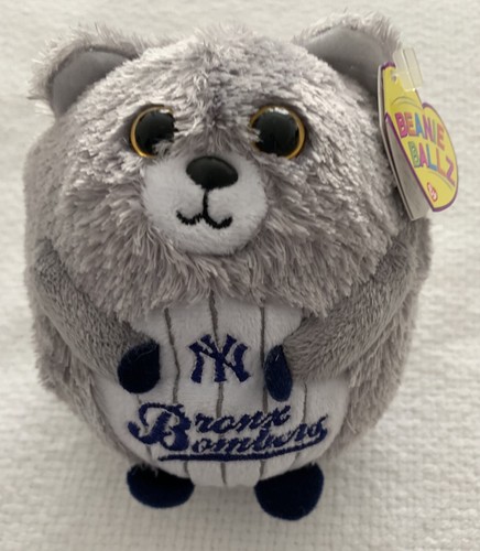 NY YANKEES TY BEANIE BABY BALLZ SGA FASTBALL PLUSH STUFFED