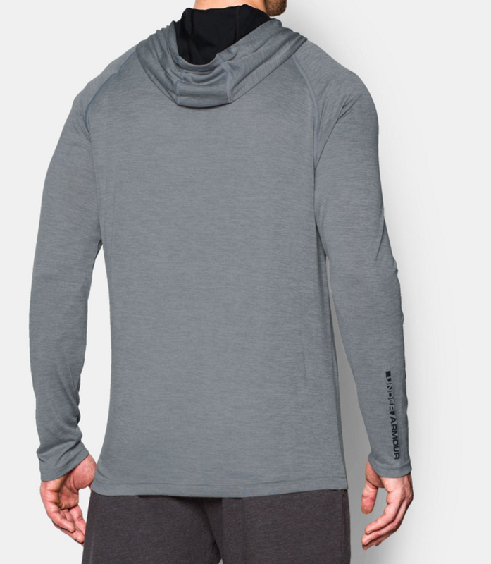under armour men's tech popover henley hoodie