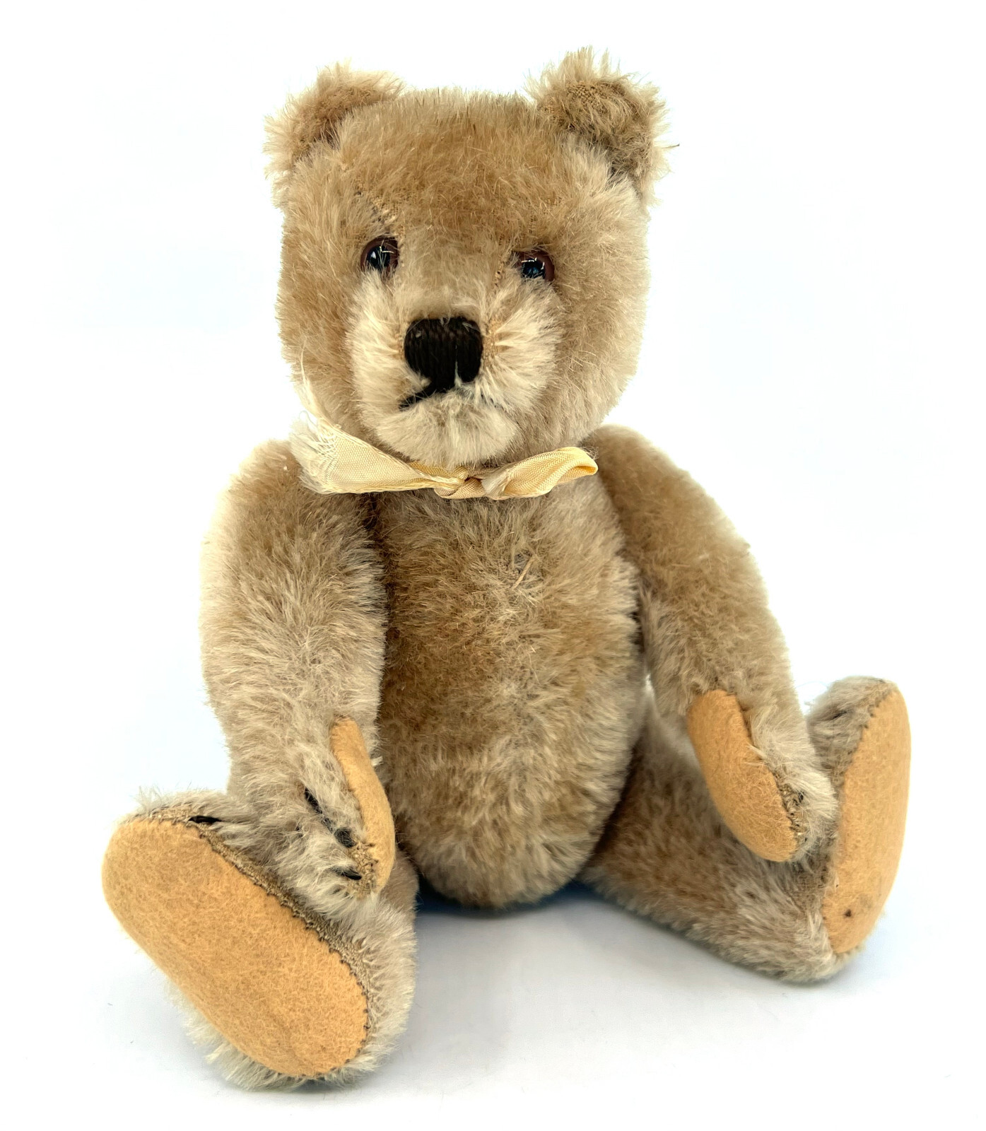 Steiff - シュタイフ テディベア キャラメル　1960　ヒストリックミニチュア　no.7 Steiff Original Caramel Teddy Bear 1960s Mohair Plush 22cm