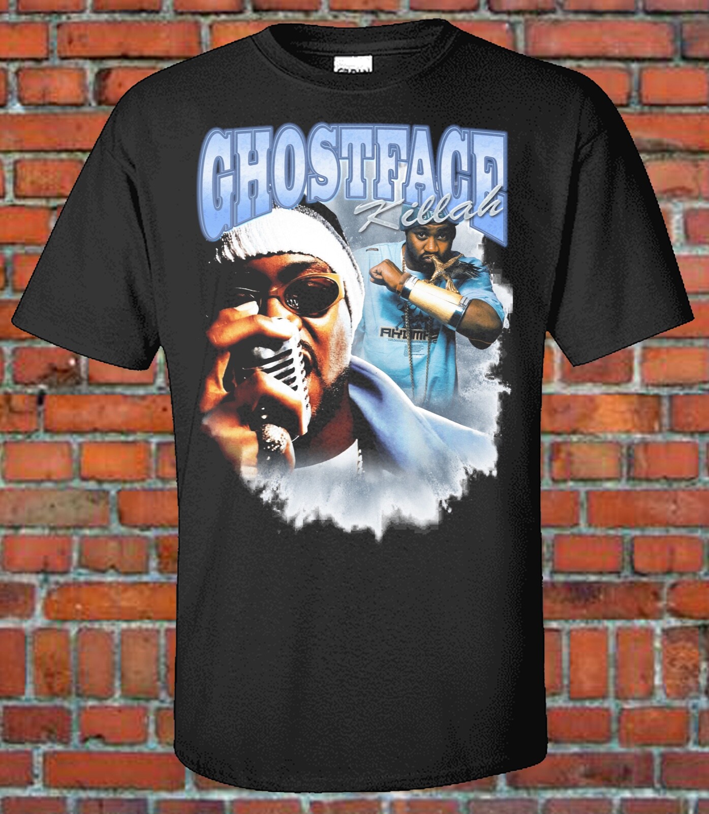 本人サイン付GHOSTFACEKILLAHTシャツwutangclanフライヤー