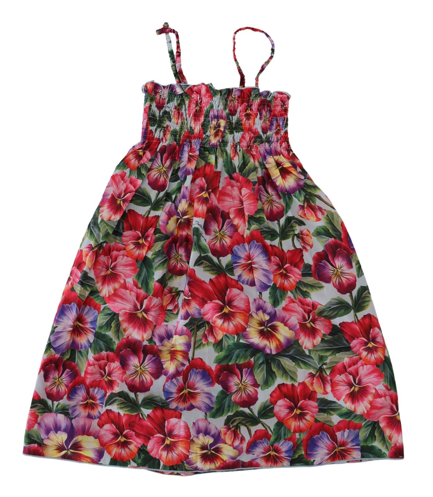 

Детское платье Dolce - Gabbana, разноцветное хлопковое платье с цветочным принтом. Тег 10 лет 340$, Multicolor