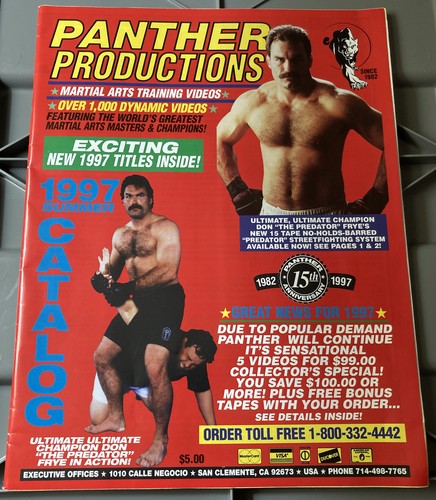 Panther Productions 1997 Catalog MMA Martial Arts Training Don Frye