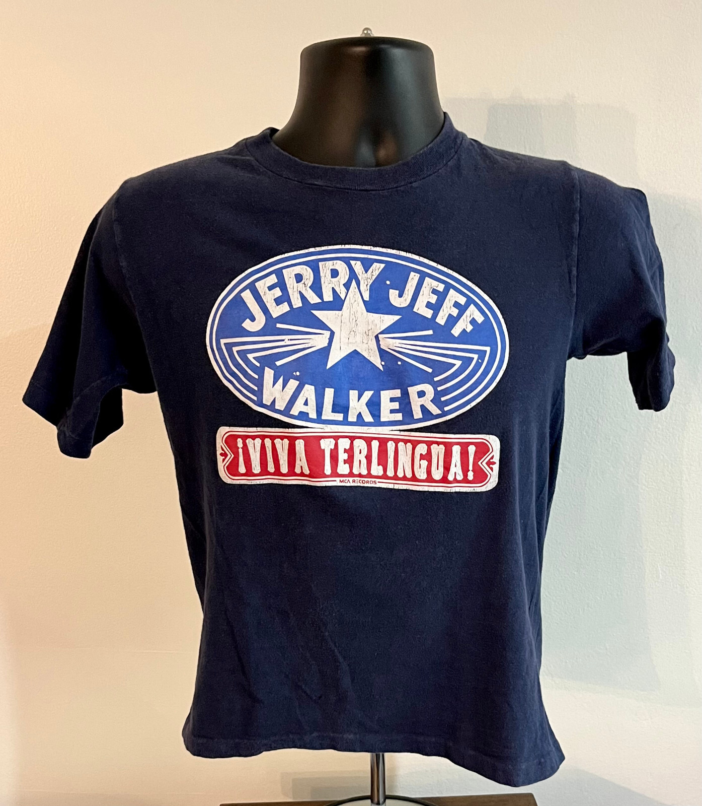 Jerry Jeff Walker Viva Terlingua Vintage Medium T-Shirt 1973