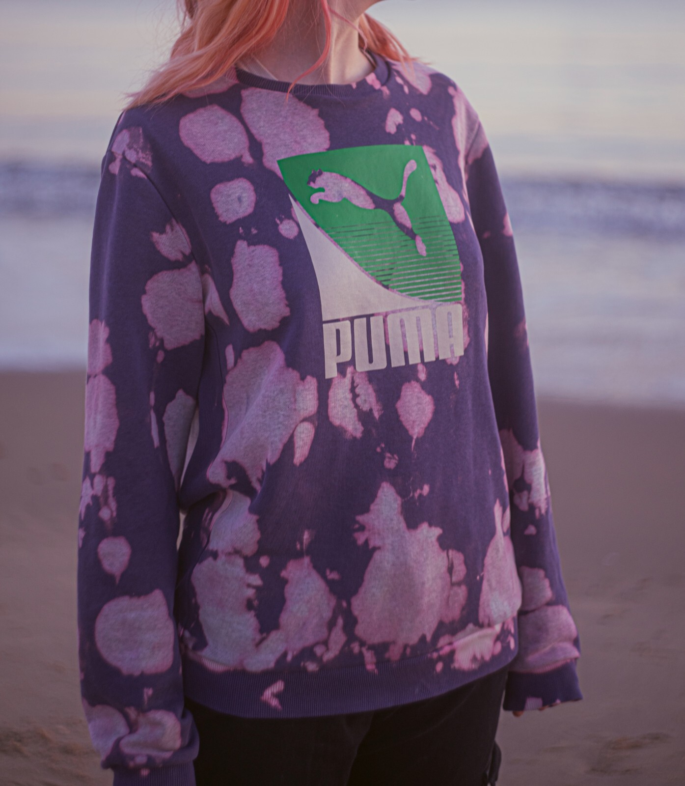 puma tie dye sweatshirt