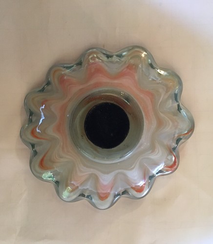 Vintage Glass Art Deco Decorative Bowl