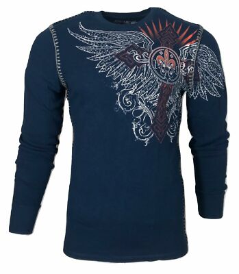 Xtreme Couture by AFFLICTION  Men's THERMAL T-Shirt RIVETER