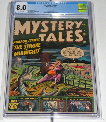 Mystery Tales #1 CGC Universal Grade 8.0 Early Pre Code Horror Atlas Comics 3/52