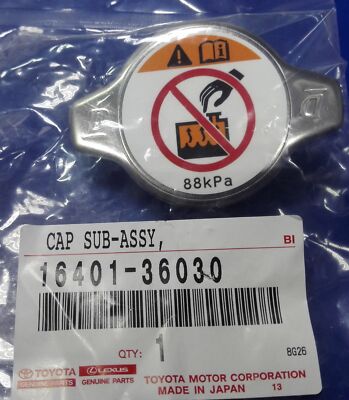 ホワイト50、黒30 1640531100 Genuine Toyota CAP SUB-ASSY 16405-31100 | eBay