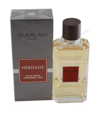 Heritage by Guerlain 3.4oz/100ml Eau De Toilette Spray for Men New In Box