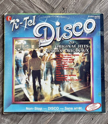 K-TEL DISCO 20 Original Hits LP 1976 KF-119 Vinyl RARE
