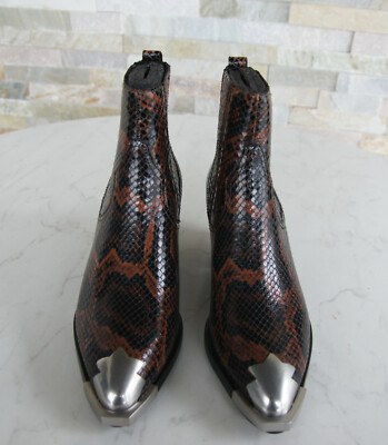 ASH ASH SIZE 39 ANKLE BOOTS BOOTIES FLOYD SHOES SNAKE COUNTRY FORMER RRP 285 €