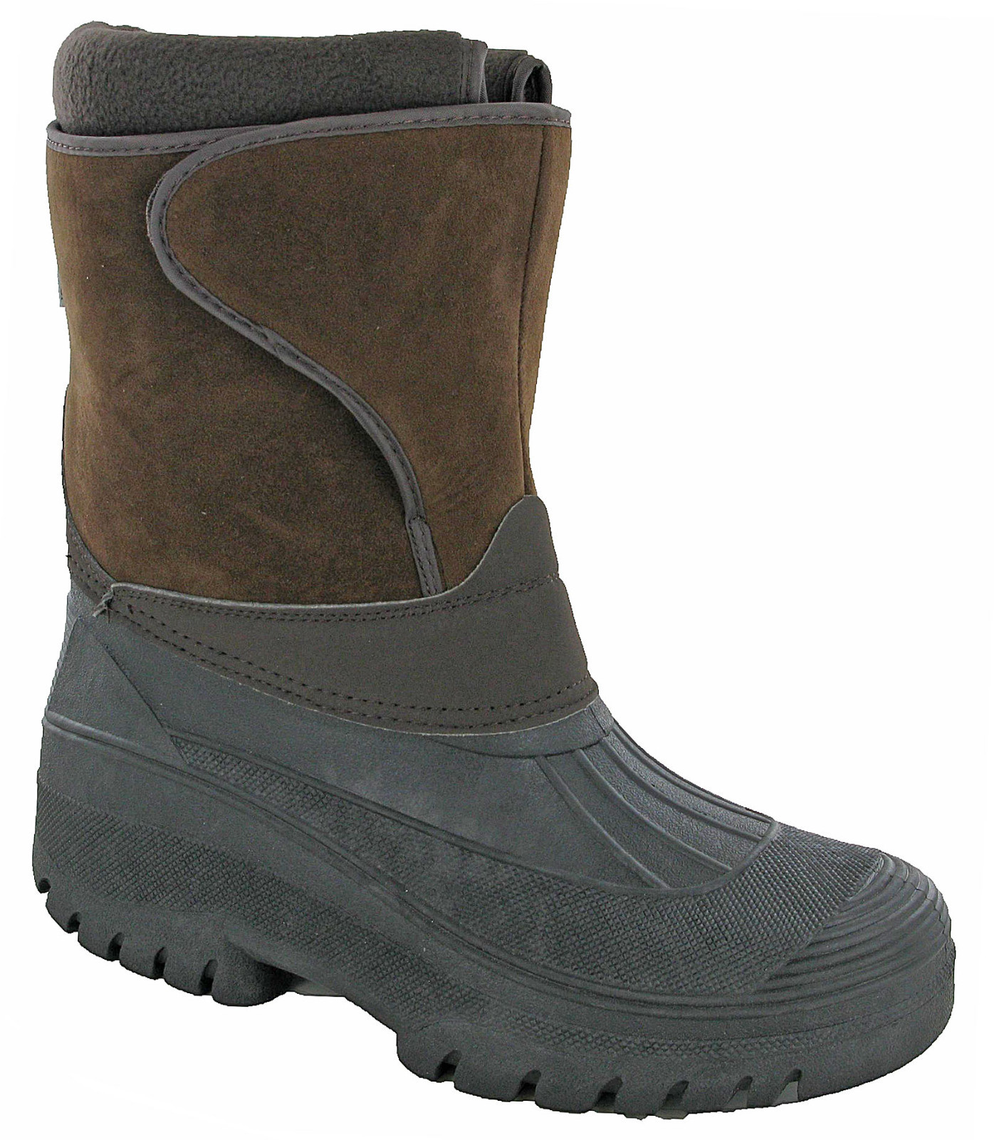 Groundwork Snow Winter Boots Ice Calf Waterproof Hiking Touch Fasten