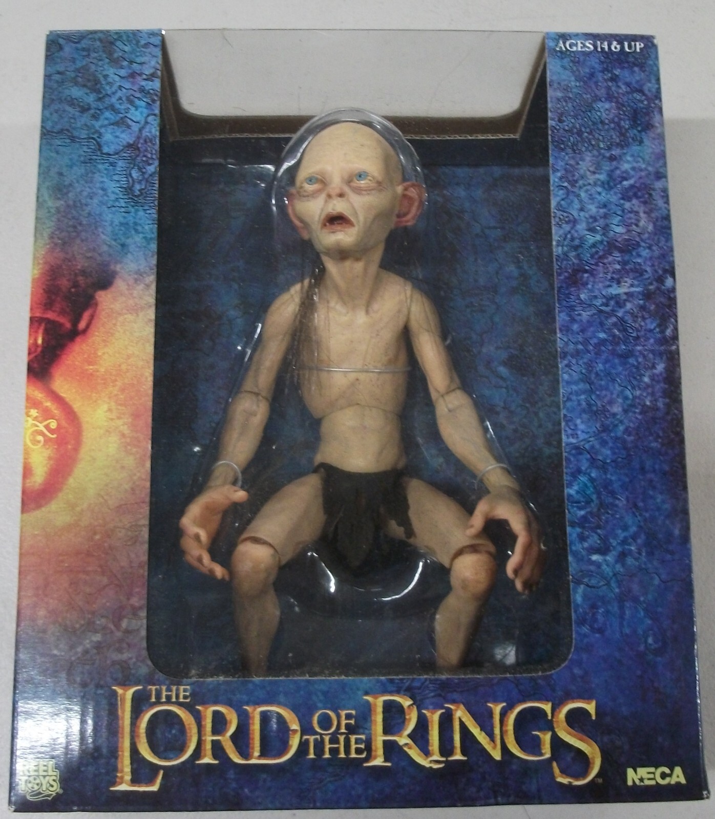 NECA Lord Of The Rings Smeagol 1/4 Scale Action Figure New NECA Lord Of The Rings Smeagol 1/4 Scale Action Figure New