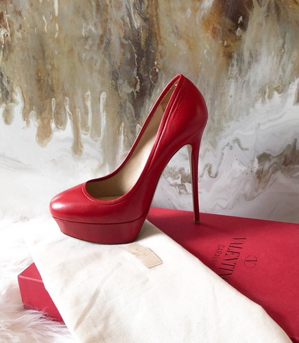 【オーバーサイズ♪】CHEZ VALENTINO フーディ Valentino Garavani Red Leather Albright Platform Heels 38.5
