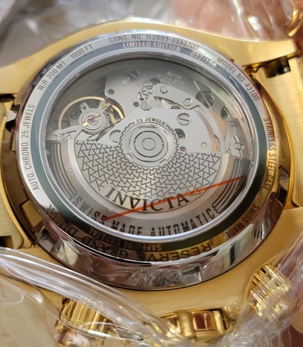 Pre-owned Invicta Grand Diver 43100 Res Swiss Made Sw500 Limited Edition Only Made 100 Pcs