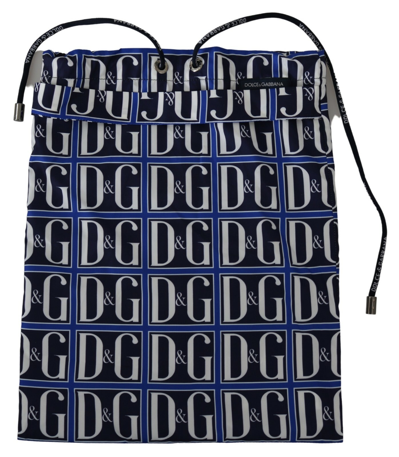 

DOLCE - GABBANA Сумка-пылесборник Синяя сумка для обуви на шнурке с логотипом DG 31,5см x 25см, Синий