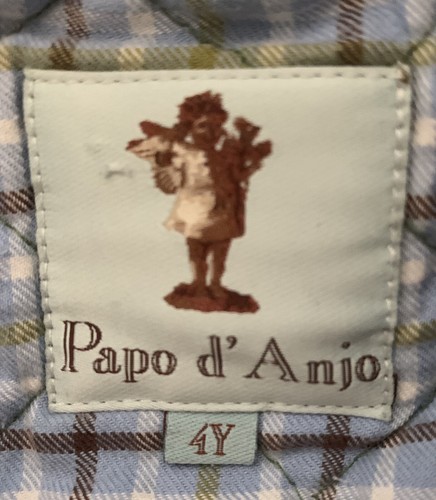 Papo d'anjo Boy's Brown Button Up Oscar 4Y
