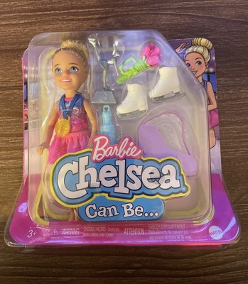 Barbie Chelsea Can Be Playset with 6'' Blonde Chelsea Ice Skater Doll and Access