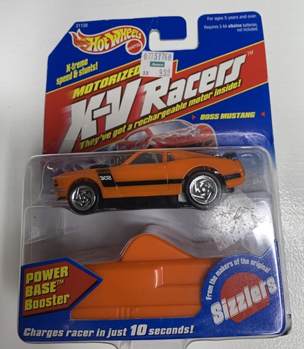 Hot Wheels '70 Mustang Boss 302 オレンジ 1998 Hot Wheels Motorized X-V Racers 1970 Orange Boss 302