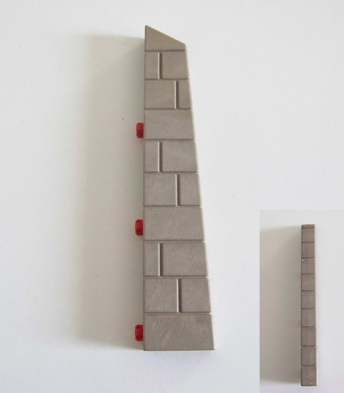 Playmobil (L3263) Moyen-Age - 1 Contrefort ChÃ¢Teau Royal 3268 Ruine Barbare 4435