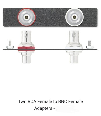 Extron (White) Two RCA Female to BNC Female Adapters 70-094-21
