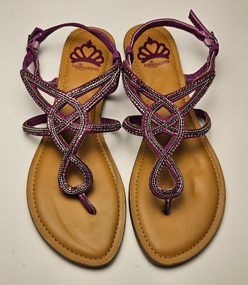 Size 7 Fergalicious - Fergie Sapphire fuschia sandals