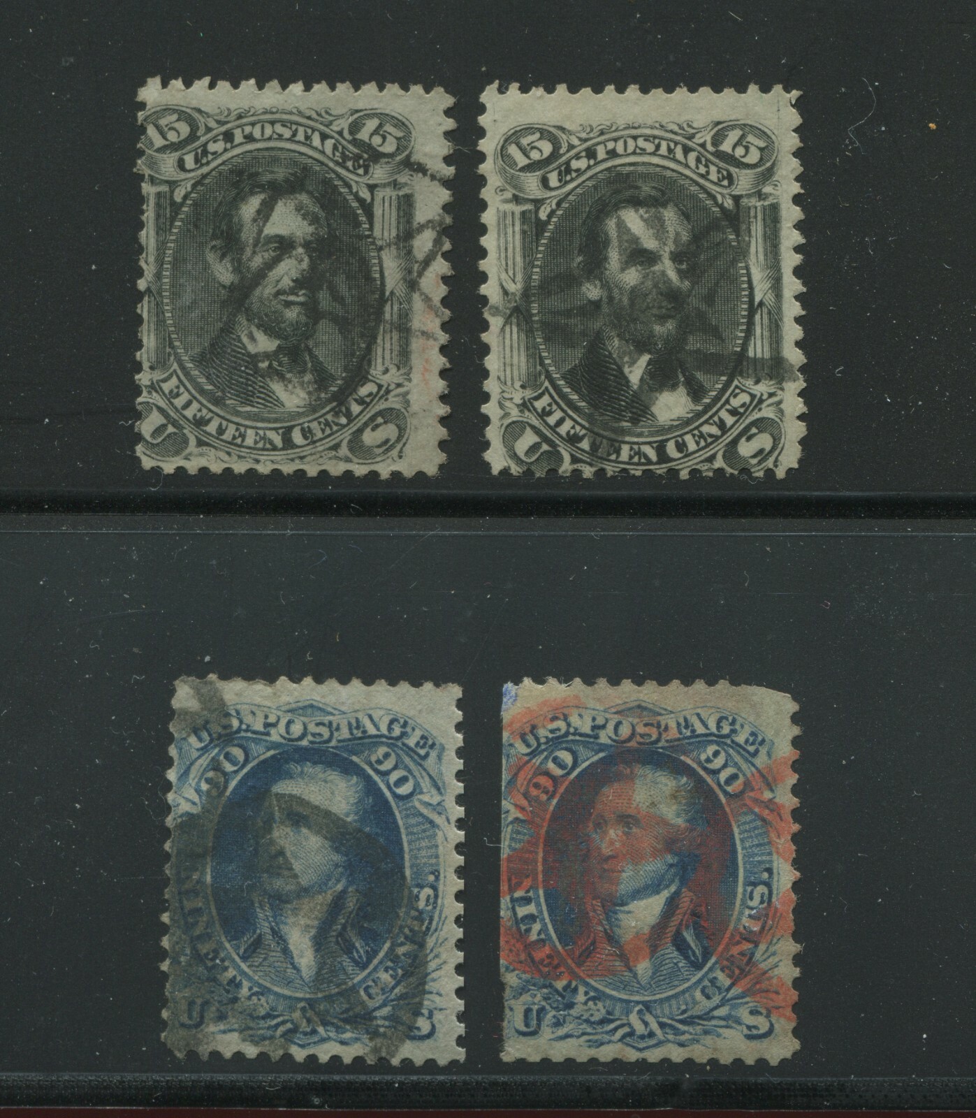 TRIAL POSTAGE STAMPS コレクション 548/725 Mint NH Pretty Little Stamp Collection On Pages High
