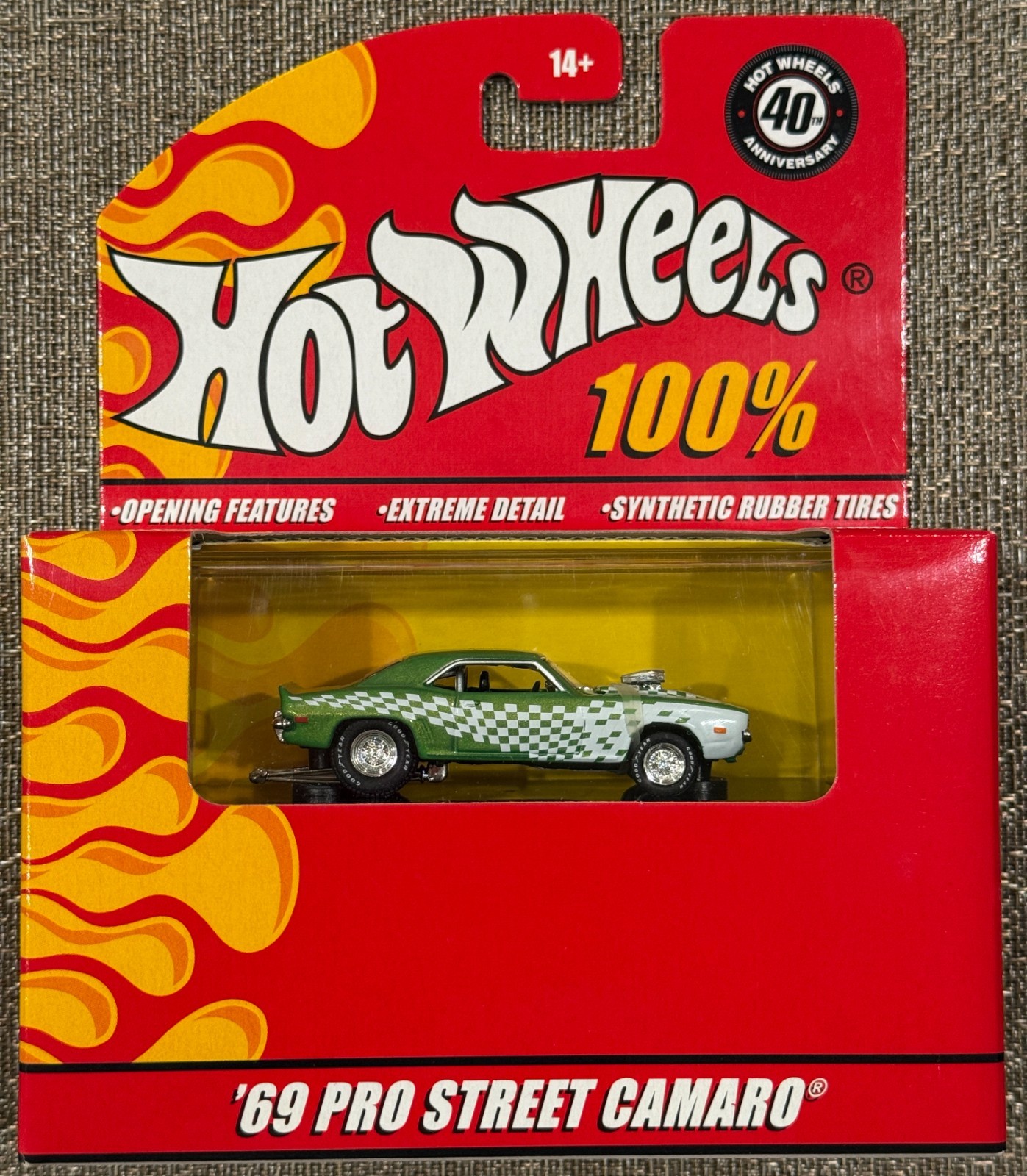 2007 Hot Wheels 100% 40th Anniversary , '69 Pro Street