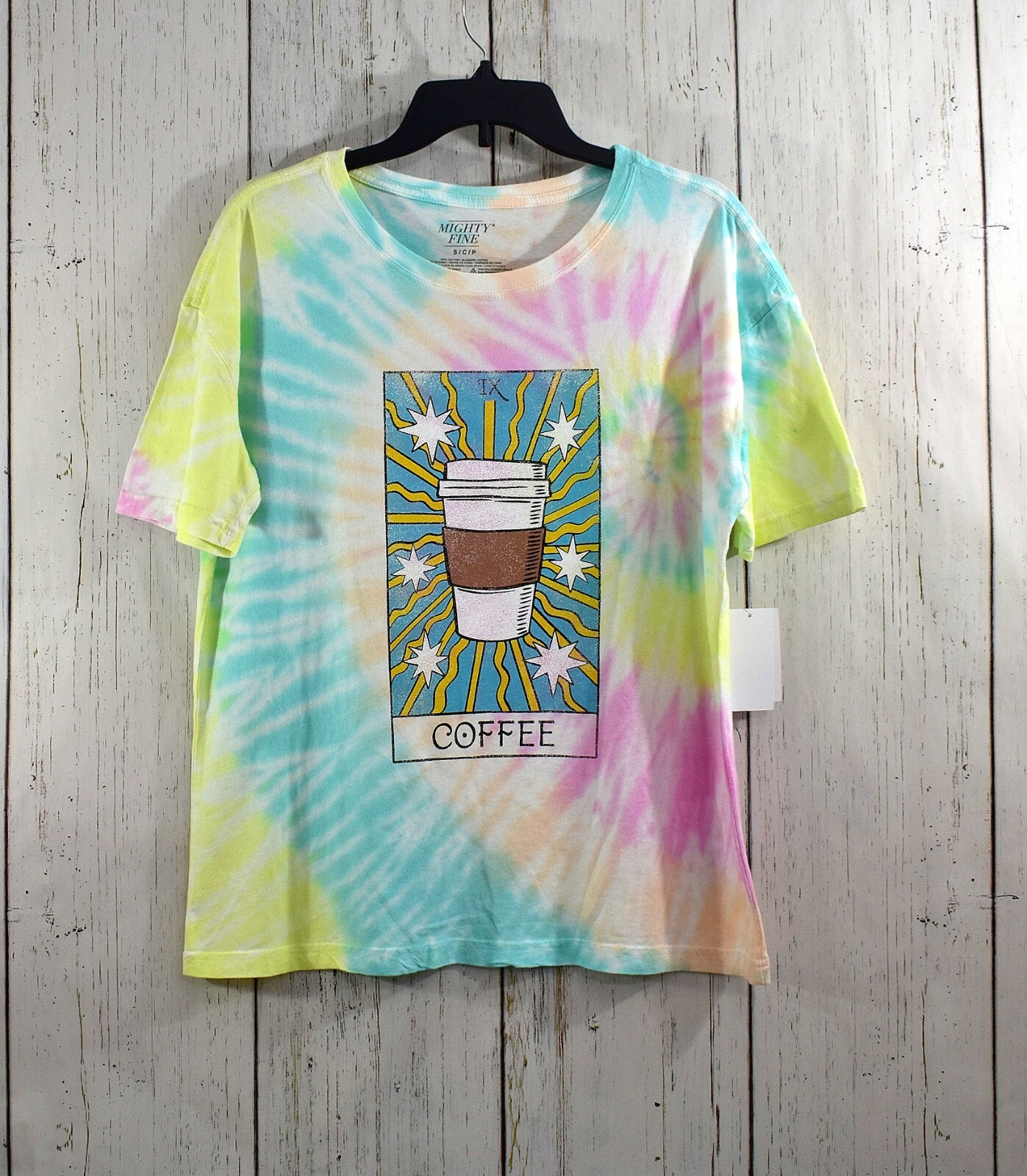 coffee tie dye shirt