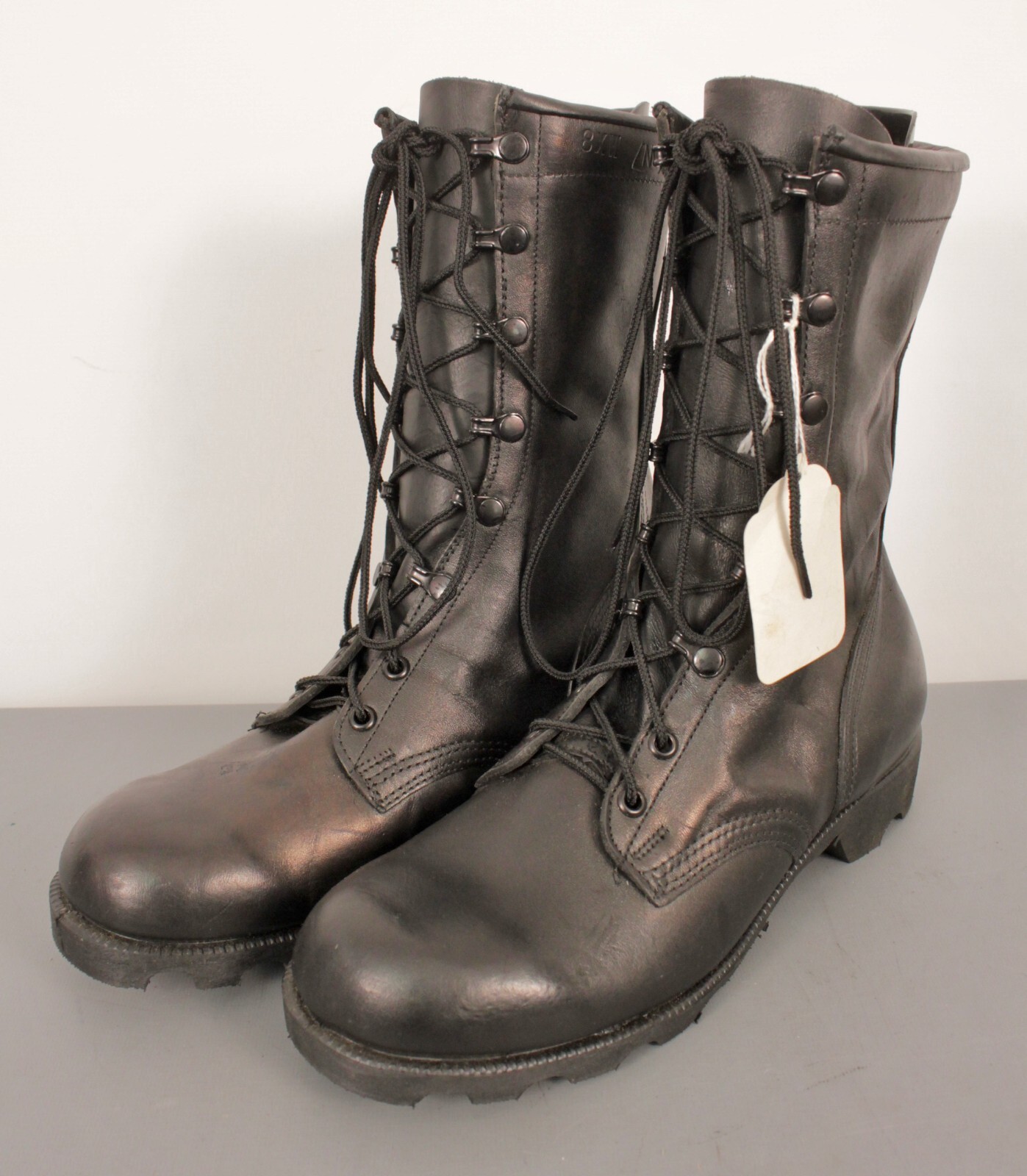 VTG Men's NOS 1990s US Army Black Leather Combat Boots '93 VTG Men's NOS 1990s US Army Black Leather Combat Boots '93