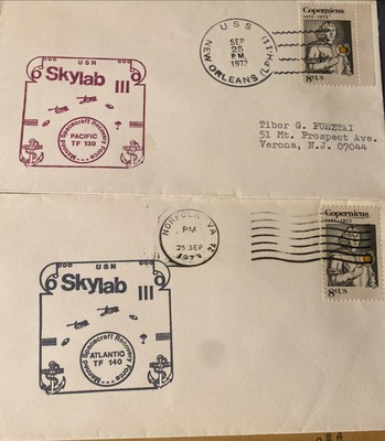 SKYLAB 3(MANNED SKYLAB II) PRS NEW ORLEANS & NORFOLK NAVAL STATION SEPT 25, 1973