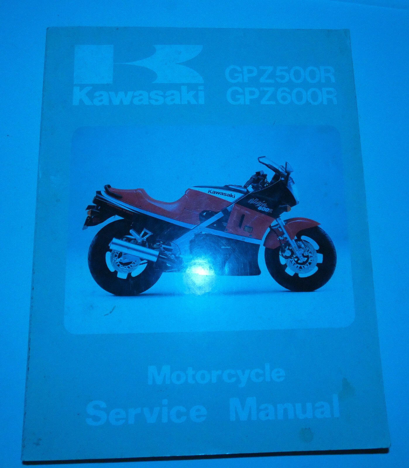 1985-89 Kawasaki ZX600A ZX500A Factory Service Manual pn