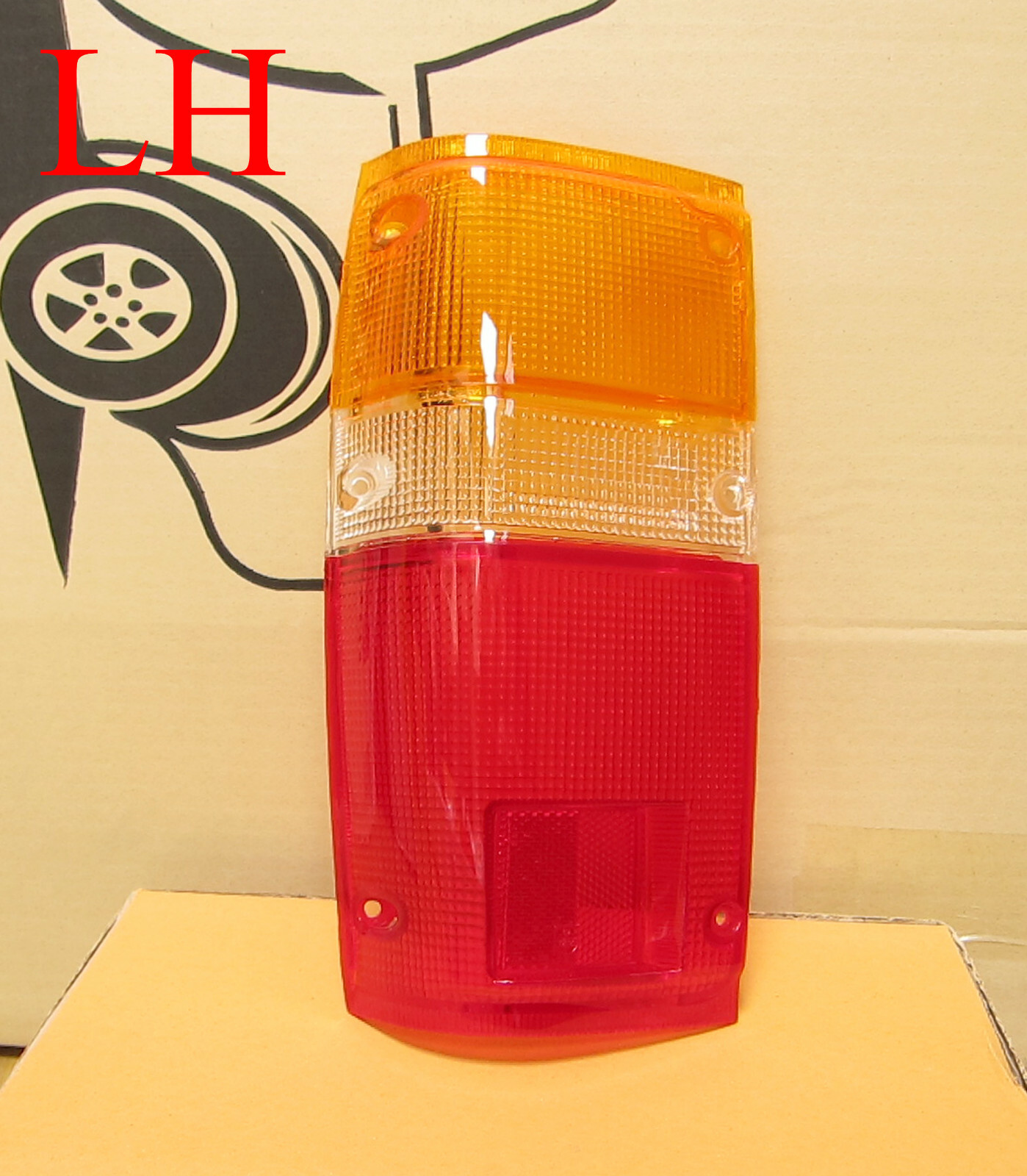 Pair Tail Light Lenses Lens for 84-88 Toyota Pickup & 84-89 4Runner Left & Right