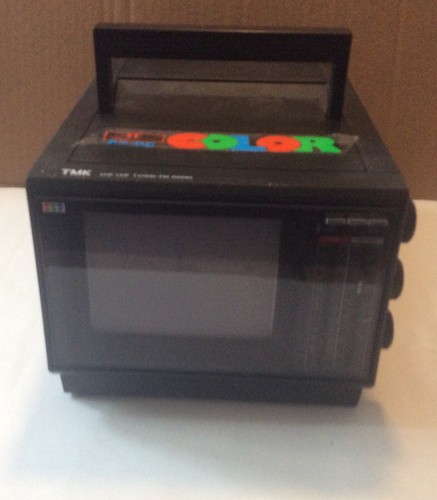 AWESOME VINTAGE NEW OLD STOCK TMK 759C COLOR TELEVISION TV PORTABLE RARE NOS